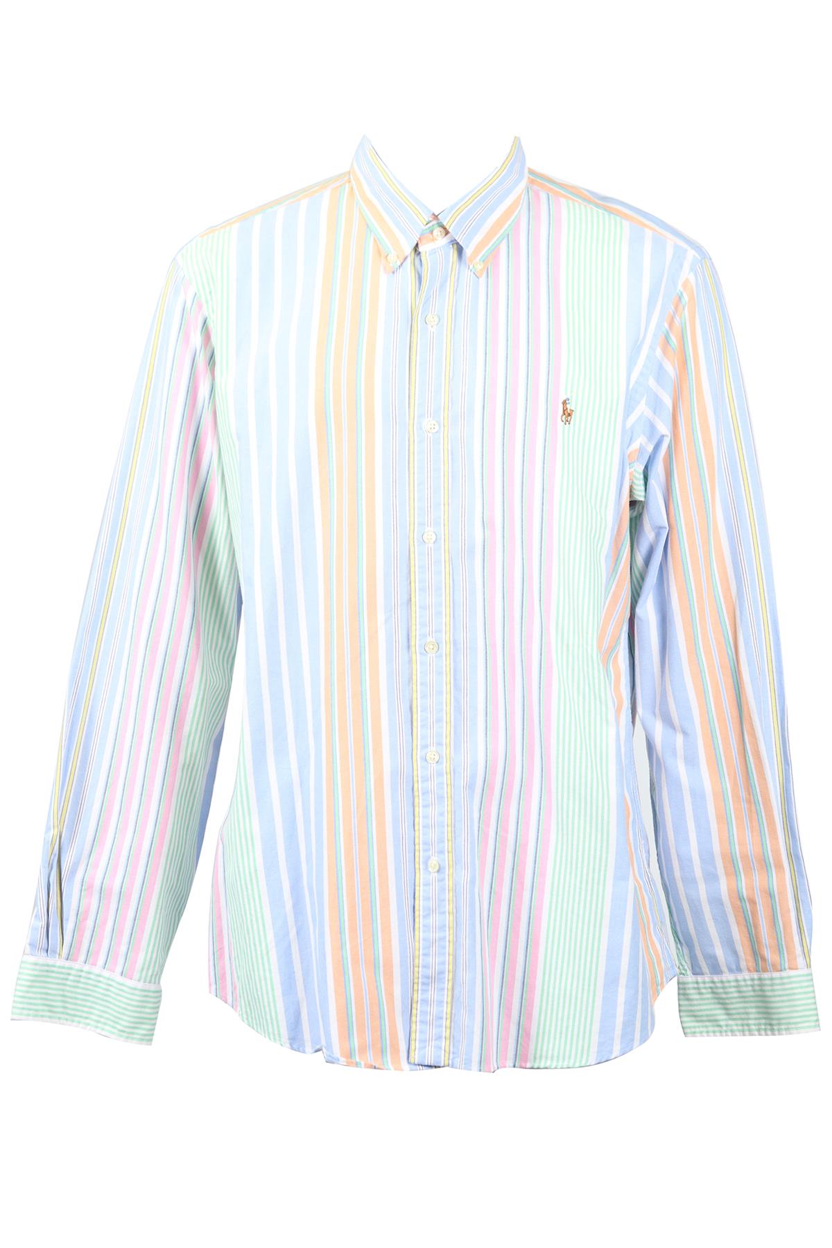 RALPH LAUREN MEN'S STRIPED COTTON SHIRT XLARGE
