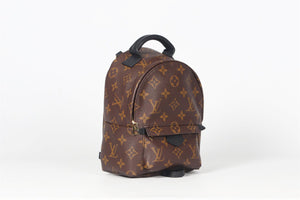 LOUIS VUITTON PALM SPRINGS MINI MONOGRAM COATED CANVAS BACKPACK