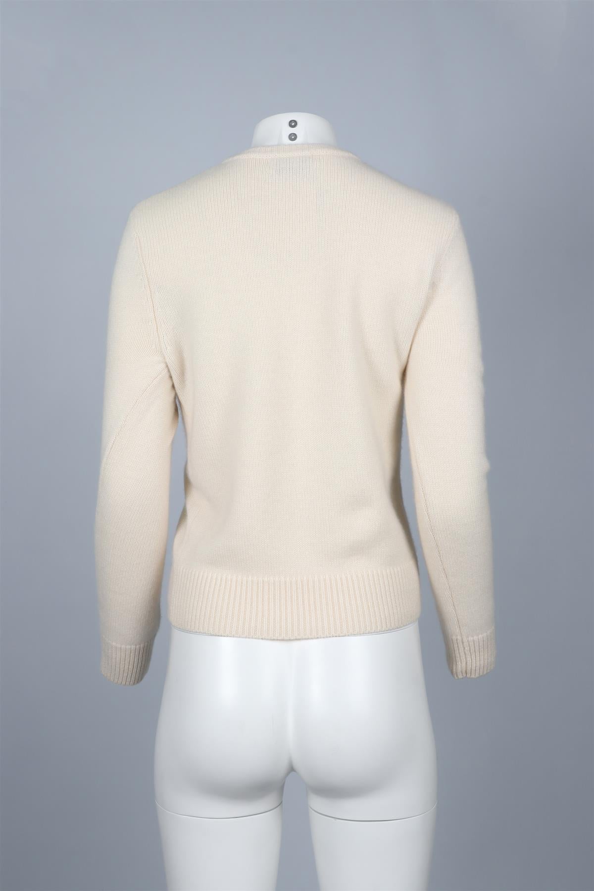 CO CREAM CASHMERE SWEATER SMALL