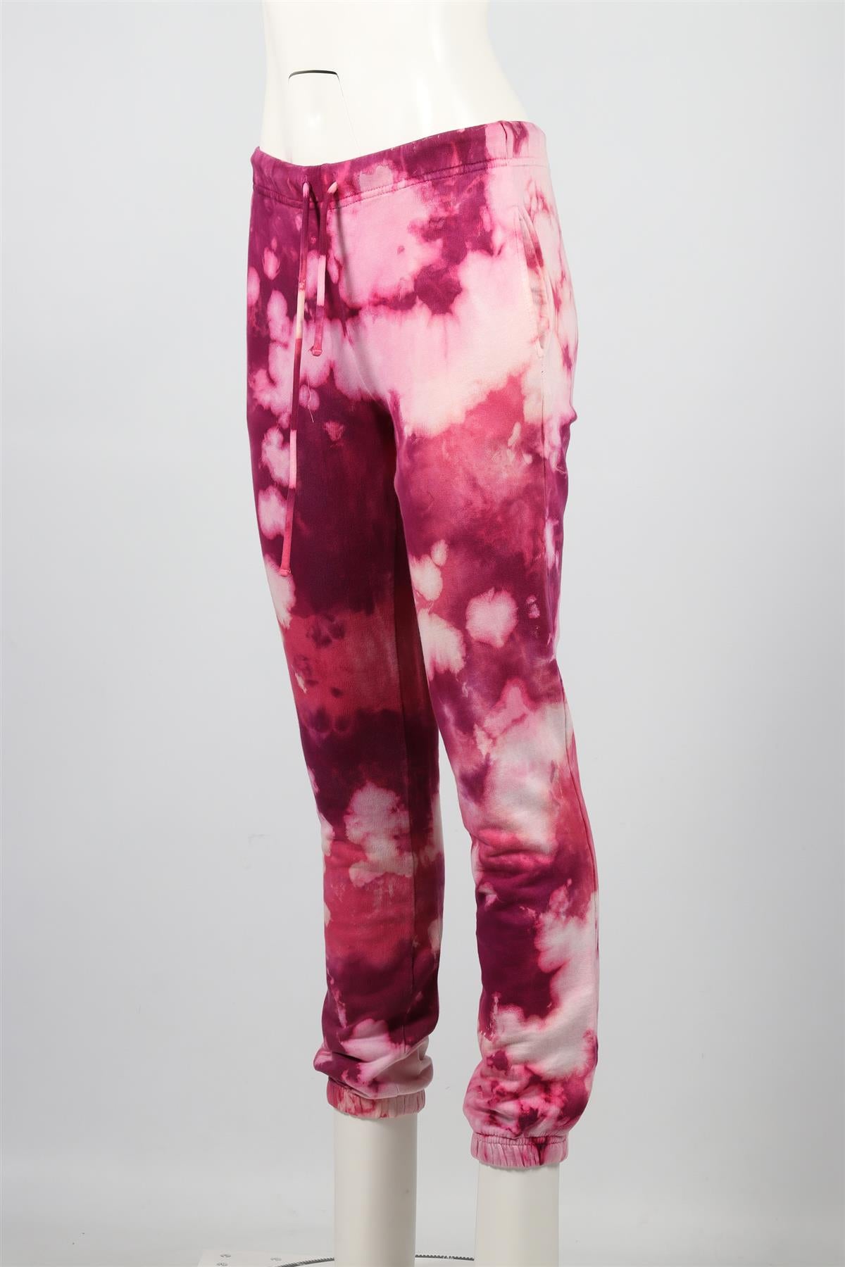 COTTON CITIZEN PINK COTTON TRACK PANTS SMALL