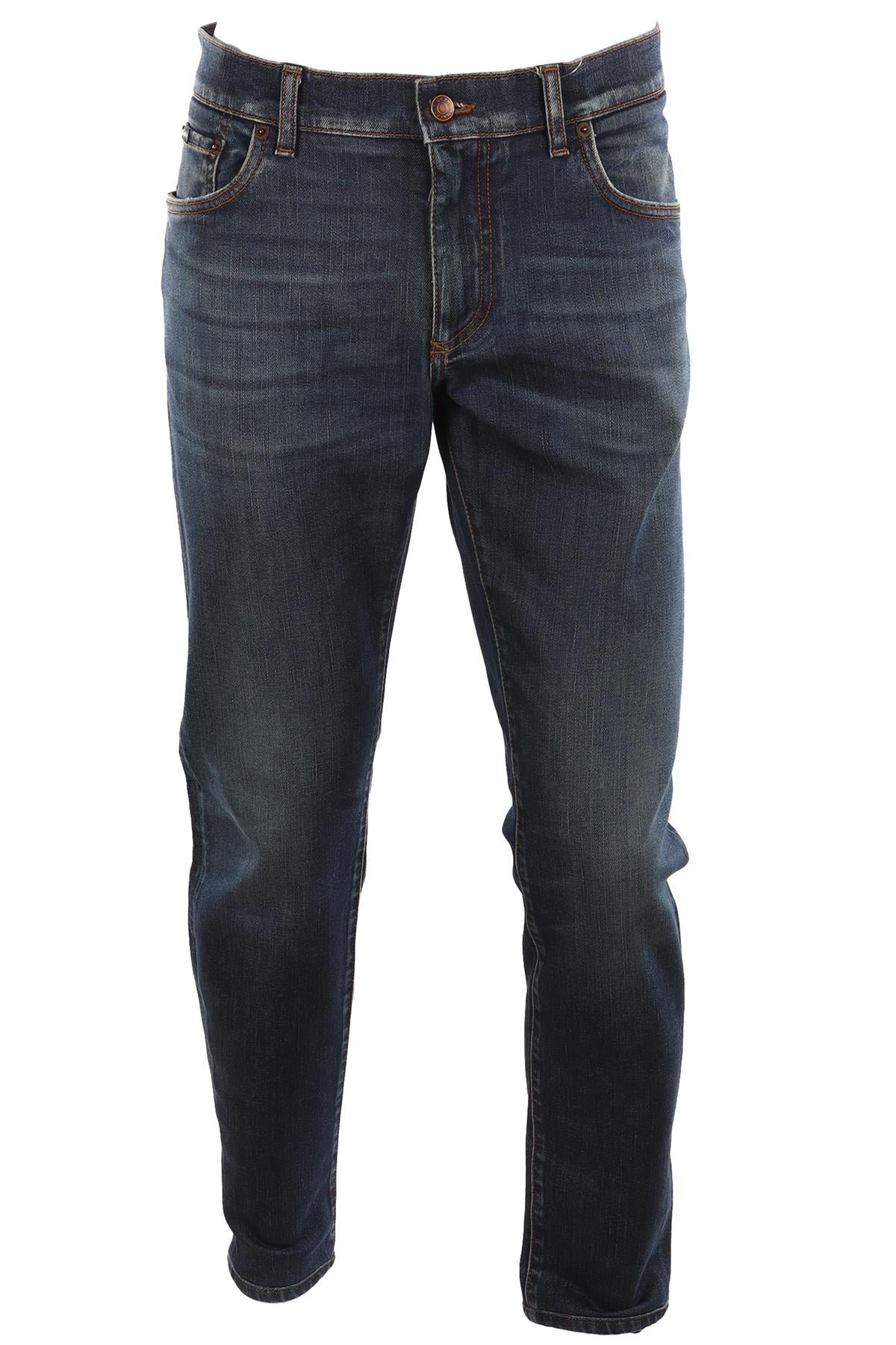 DOLCE & GABBANA BLUE SKINNY LEG JEANS IT 52 UK 36