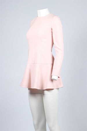 RED VALENTINO PINK CREPE MINI DRESS IT 40 UK 8