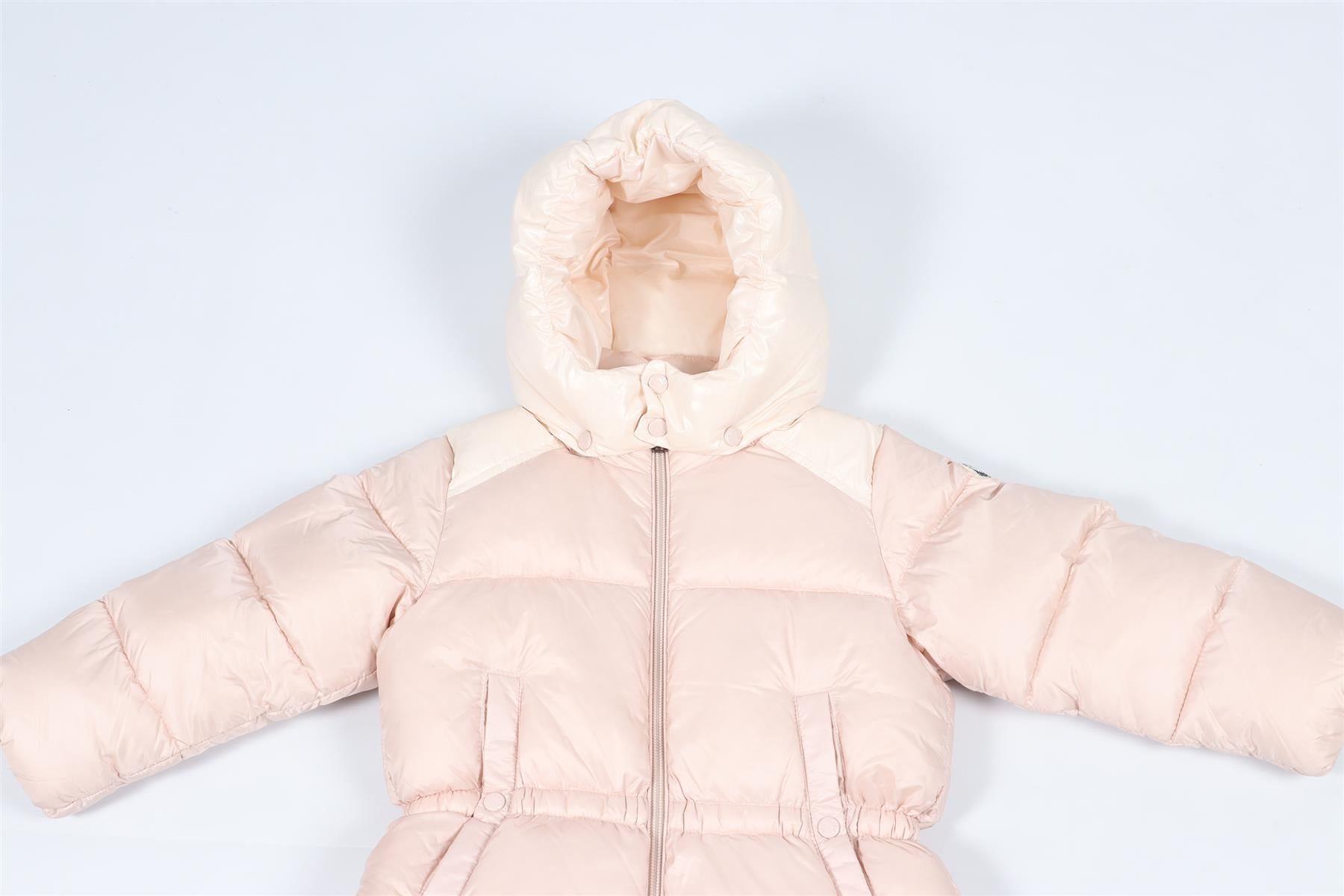 MONCLER PINK KIDS GIRLS PADDED SNOWSUIT 2 YEARS