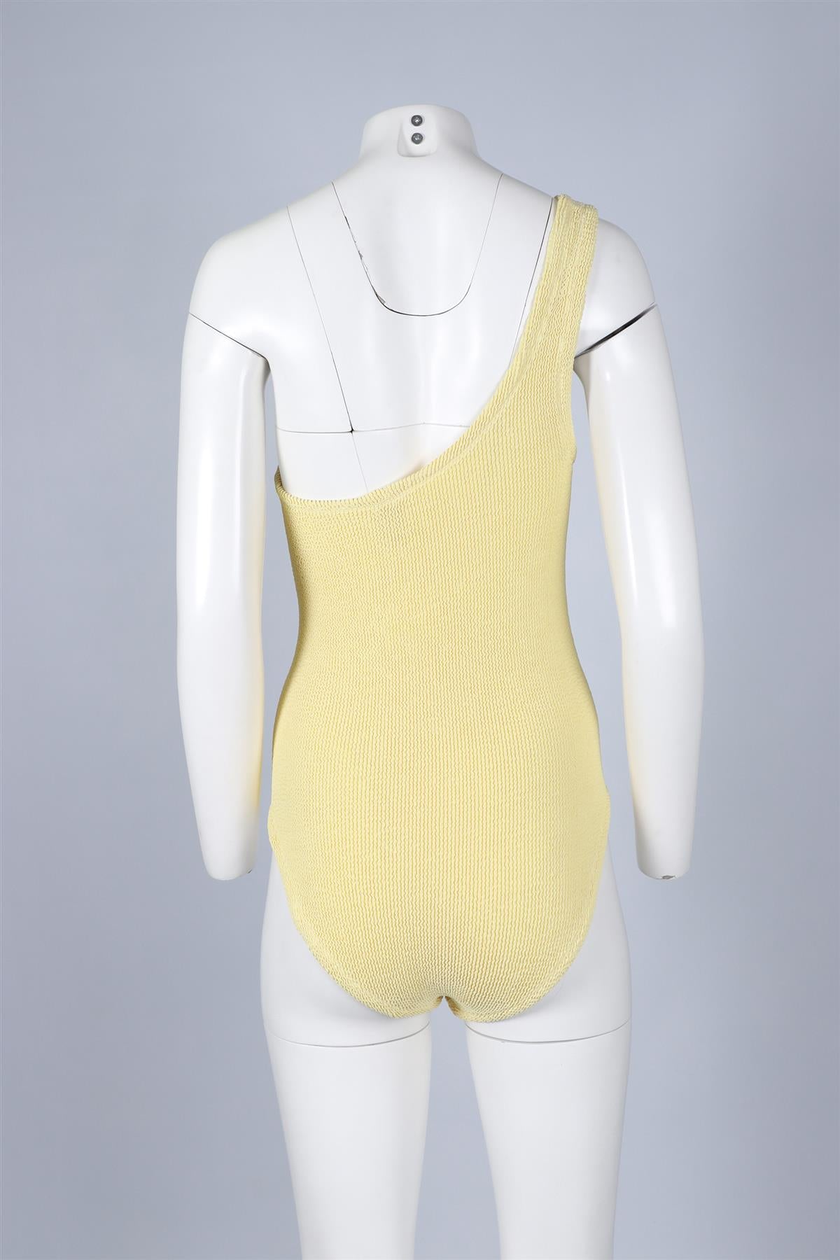 HUNZA G YELLOW SWIMSUIT