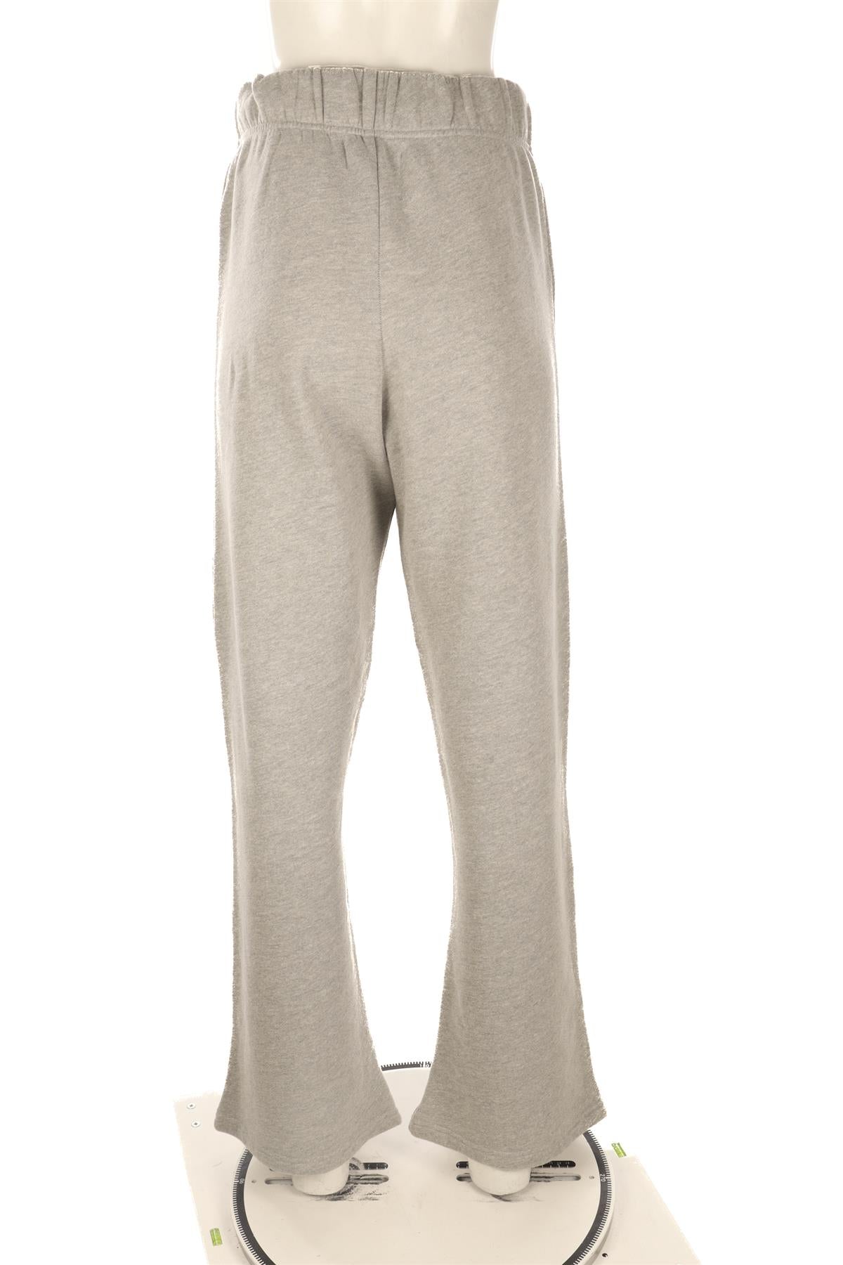LES TIEN GREY COTTON TRACK PANTS MEDIUM