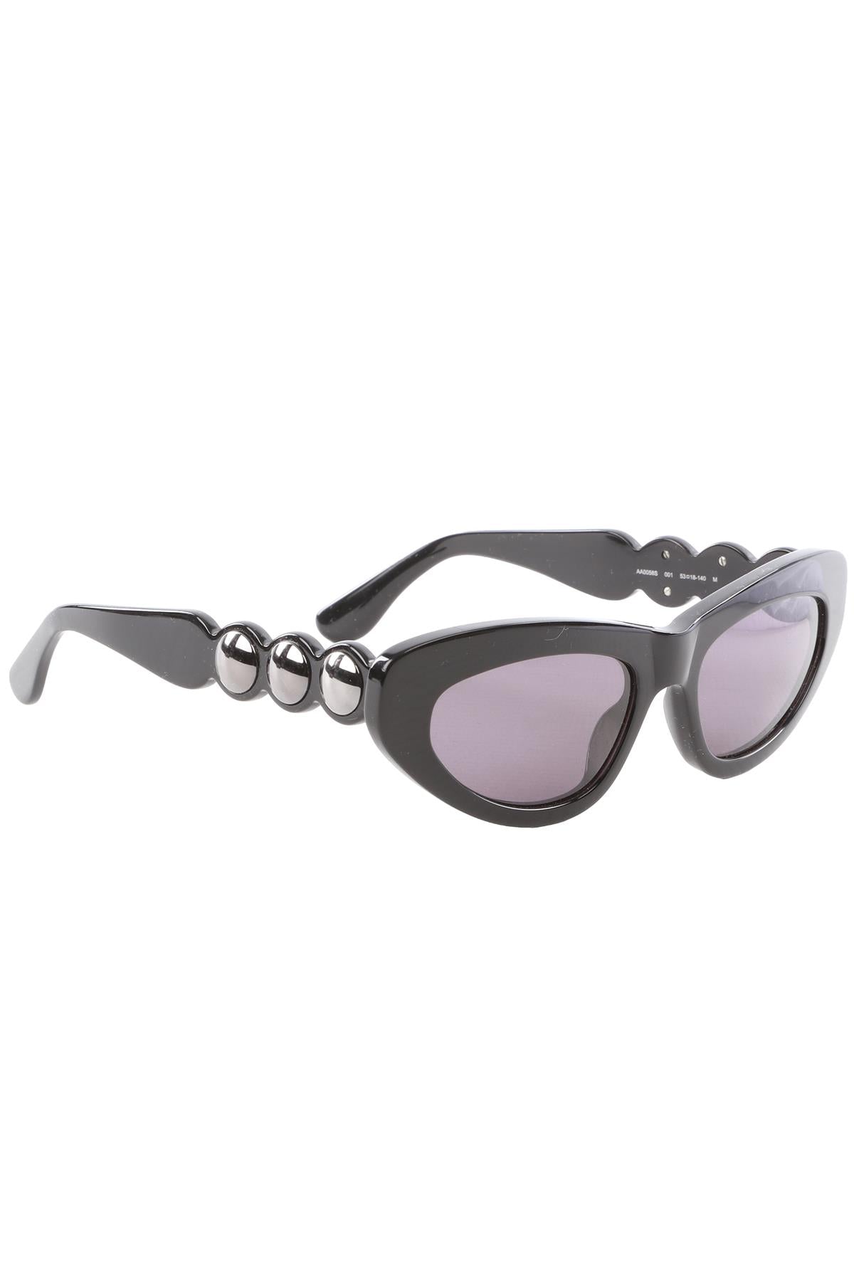 ALAÏA BLACK CAT EYE ACETATE SUNGLASSES