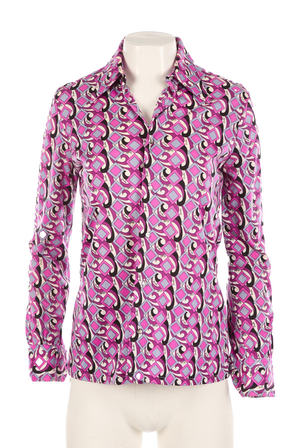 EMILIO PUCCI BY CHESA MULTI 1960-1970'S SHIRT UK 8