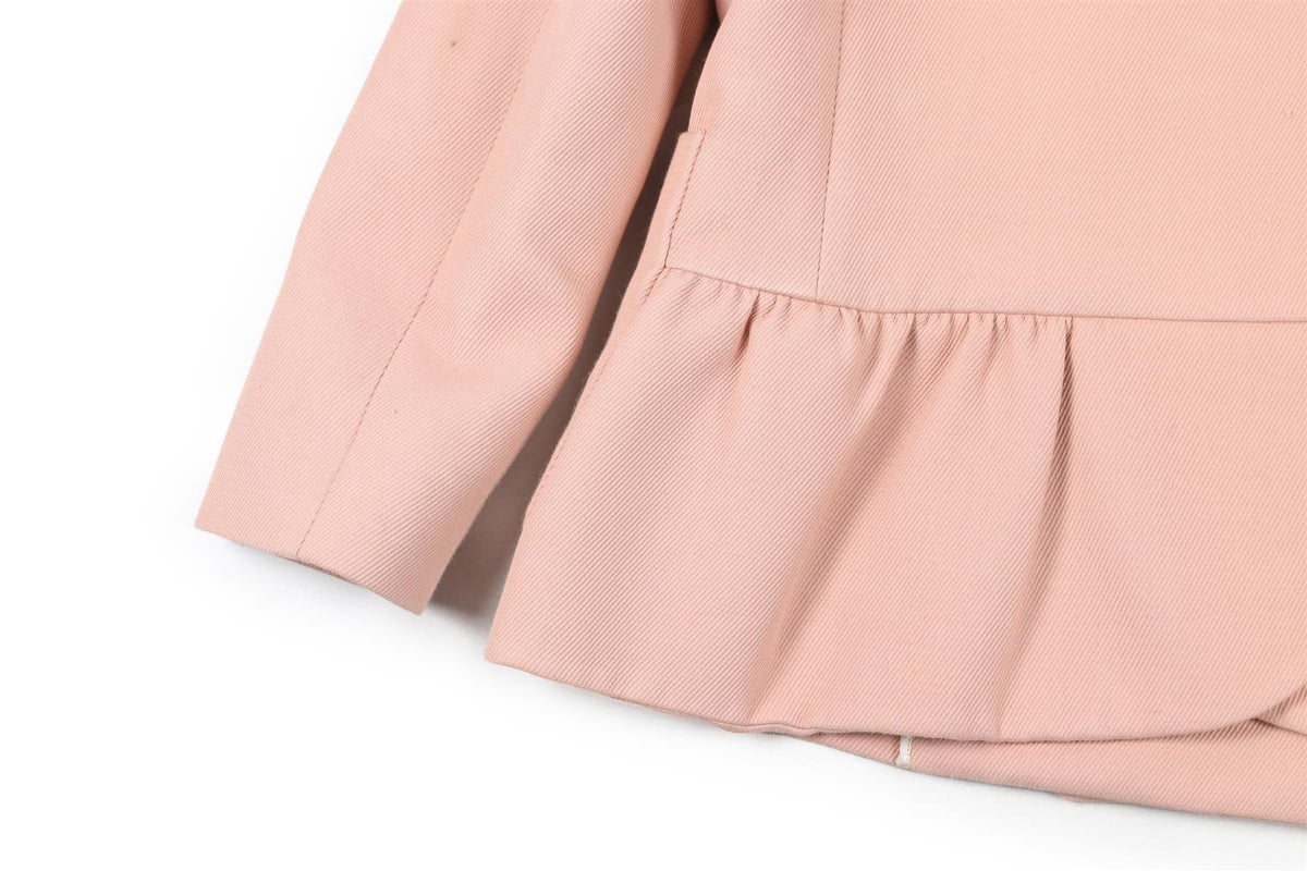 MIU MIU PINK COTTON JACKET IT 36 UK 4