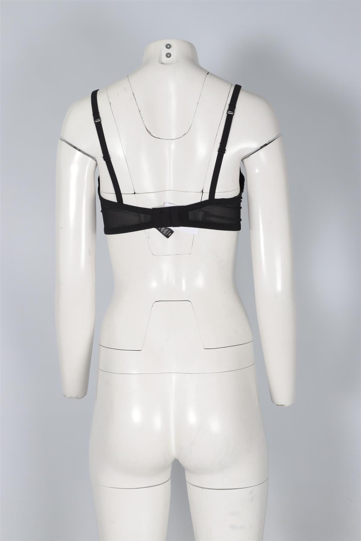 SKIMS BLACK MESH BRA 34DD