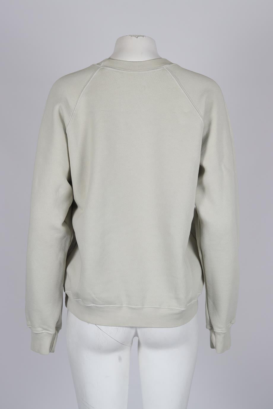 LES TIEN COTTON JERSEY SWEATSHIRT SMALL