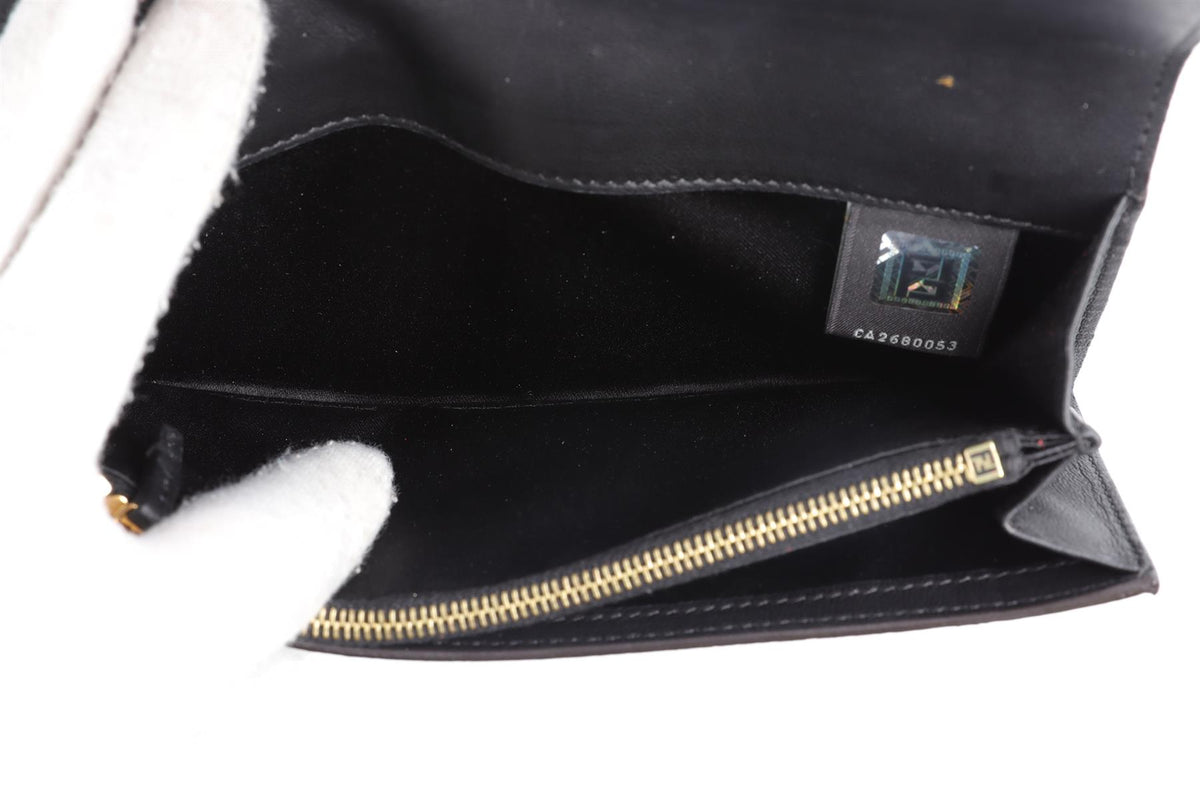 FENDI GREY SNAKESKIN WALLET