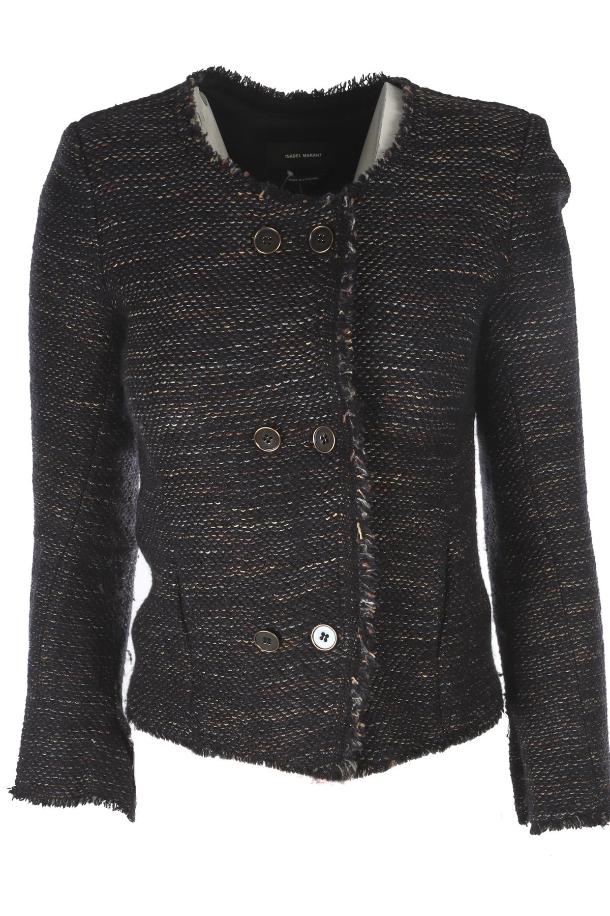 ISABEL MARANT NAVY WOOL JACKET FR 36 UK 8
