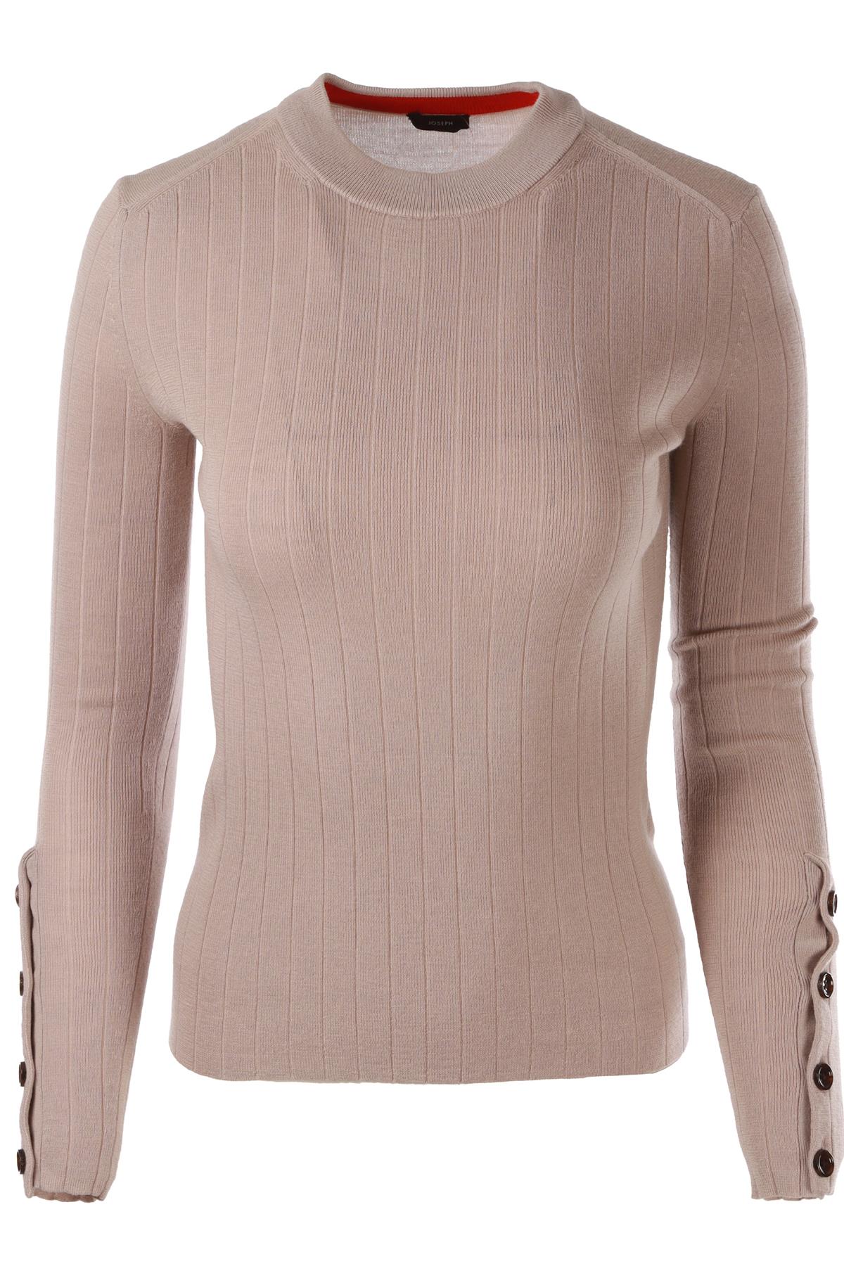 BEIGE WOOL SWEATER