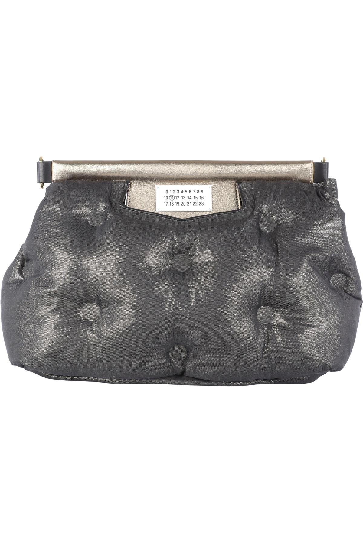 MAISON MARGIELA NAVY GLAM SLAM FABRIC CLUTCH