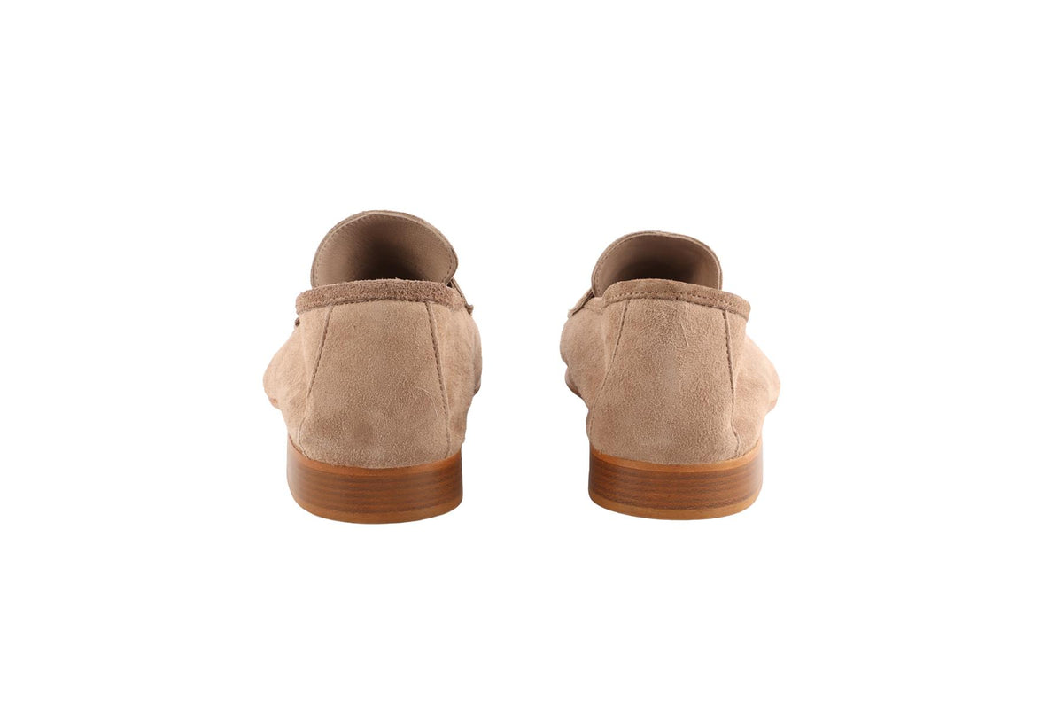 BOMBA ATELIER BEIGE SUEDE LOAFERS EU 38 UK 5 US 8