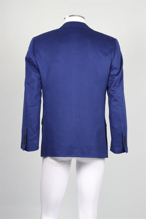 DOLCE & GABBANA BLUE MEN'S CASHMERE BLAZER IT 42 UK 32