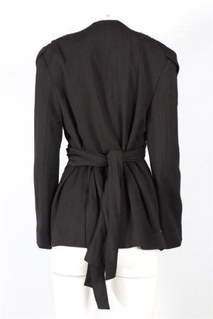 TOVE BLACK WOOL JACKET FR 40 UK 12