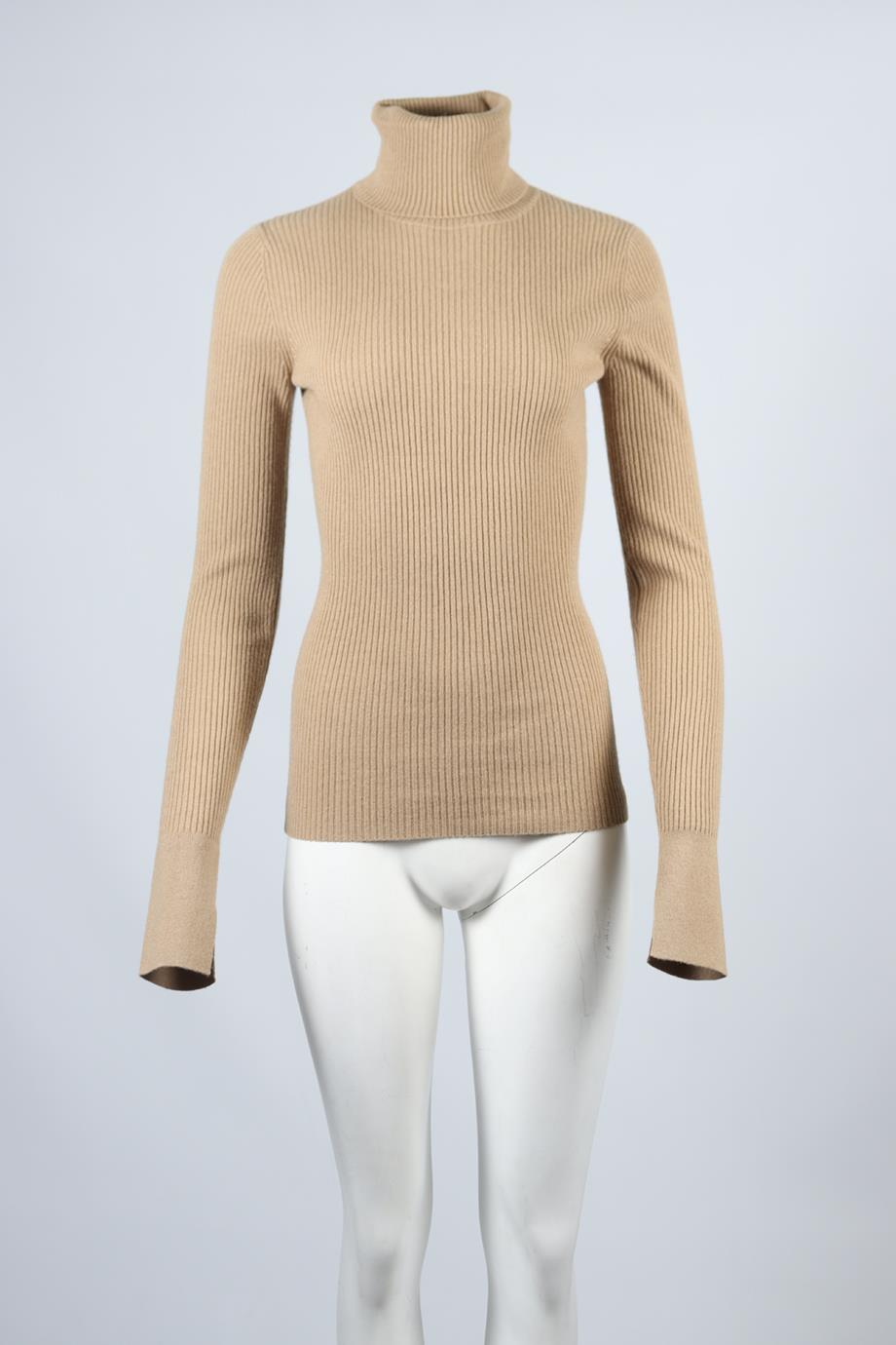 BARBARA BUI WOOL AND CASHMERE BLEND TUTRLENECK SWEATER LARGE