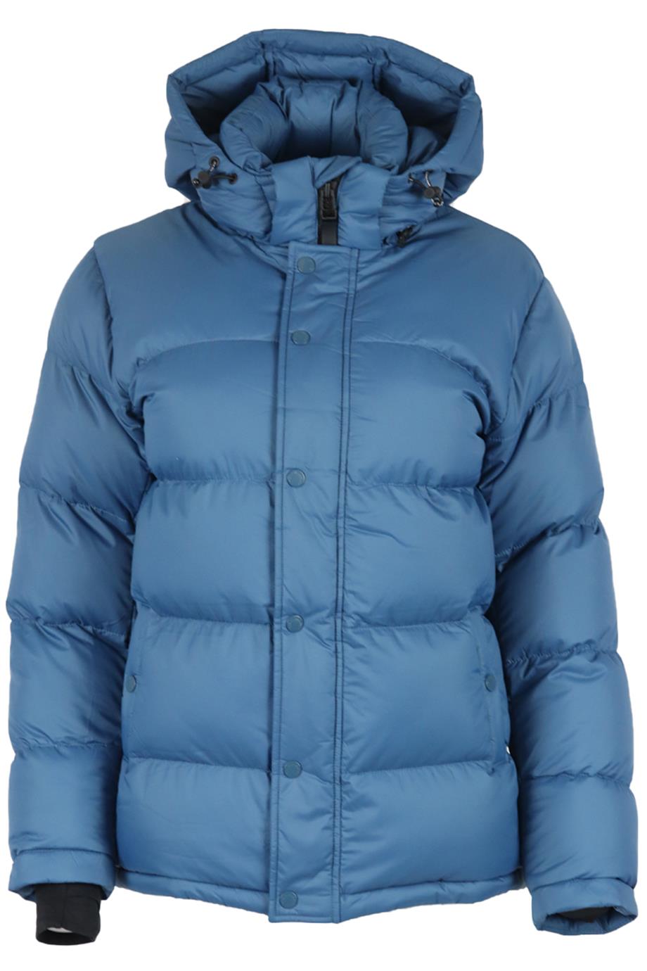 SUPER WORLD HOODED QUILTED PADDED SHELL JACKET XSMALL