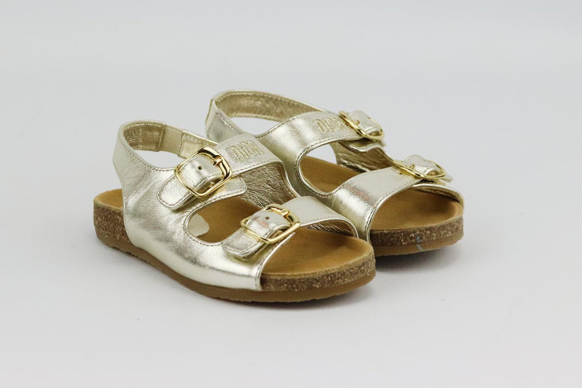 CHRISTIAN DIOR BABY GIRLS METALLIC LEATHER SANDALS EU 22 UK 5