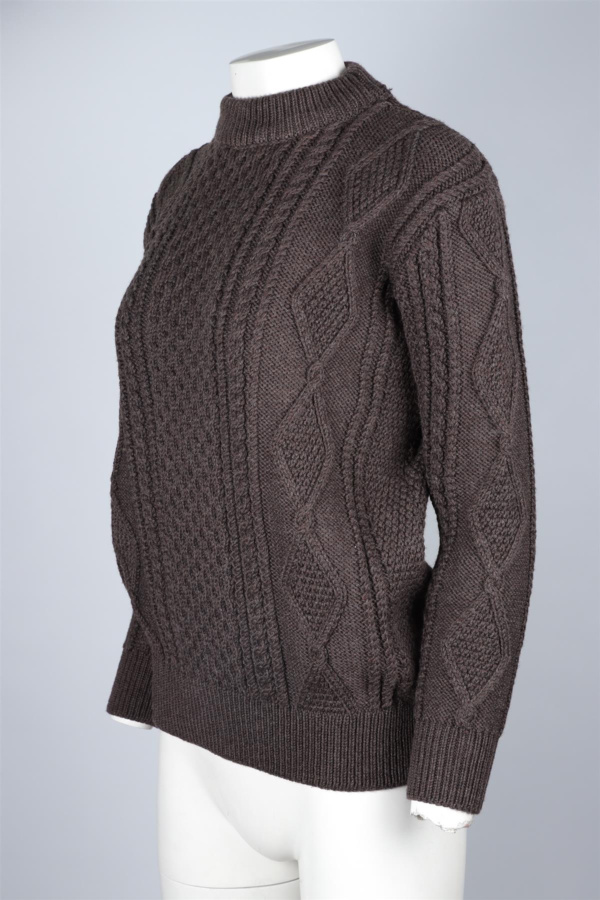 MARC JACOBS BROWN WOOL SWEATER SMALL