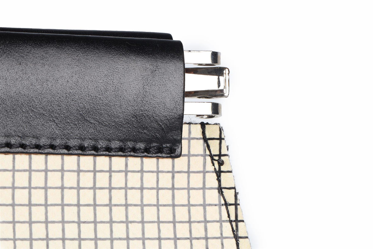 MARNI BLACK LEATHER CLUTCH