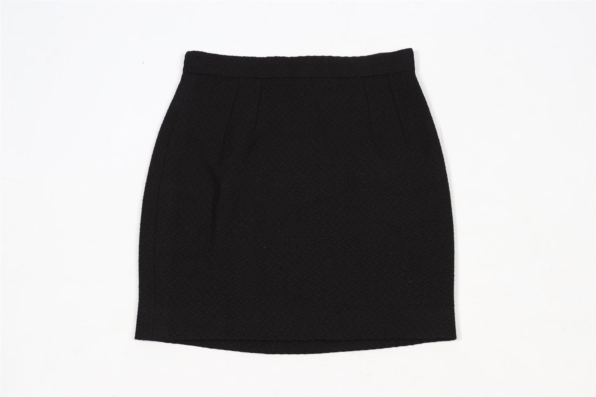 DOLCE & GABBANA WOOL MINI SKIRT IT 36 UK 4