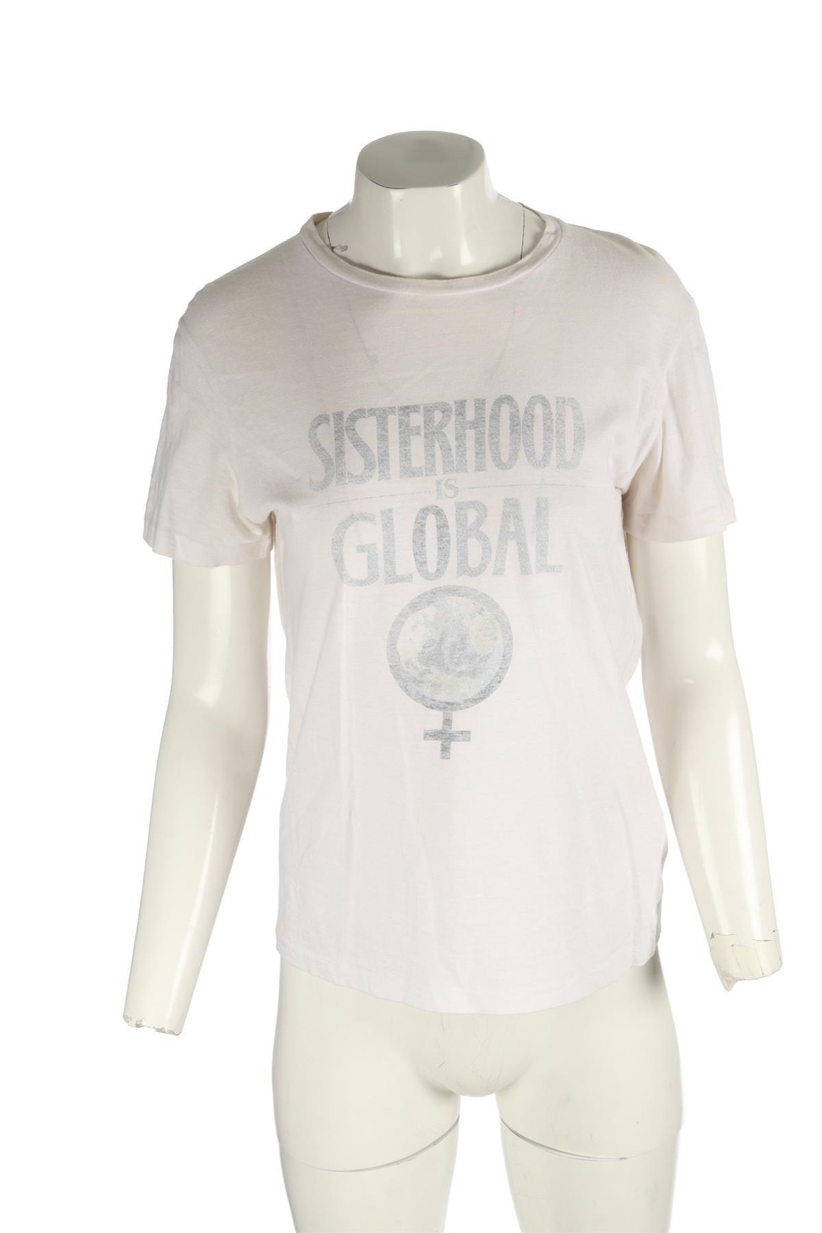 CHRISTIAN DIOR WHITE COTTON T-SHIRT XSMALL