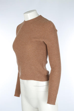 REDONE BROWN WOOL SWEATER SMALL