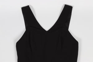 VICTORIA BECKHAM BLACK CREPE MINI DRESS UK 6