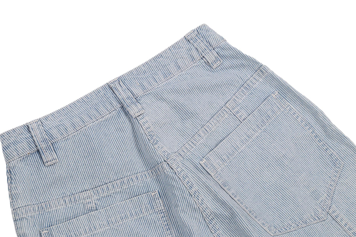 ULLA JOHNSON BLUE DENIM CULOTTES US 4 UK 8