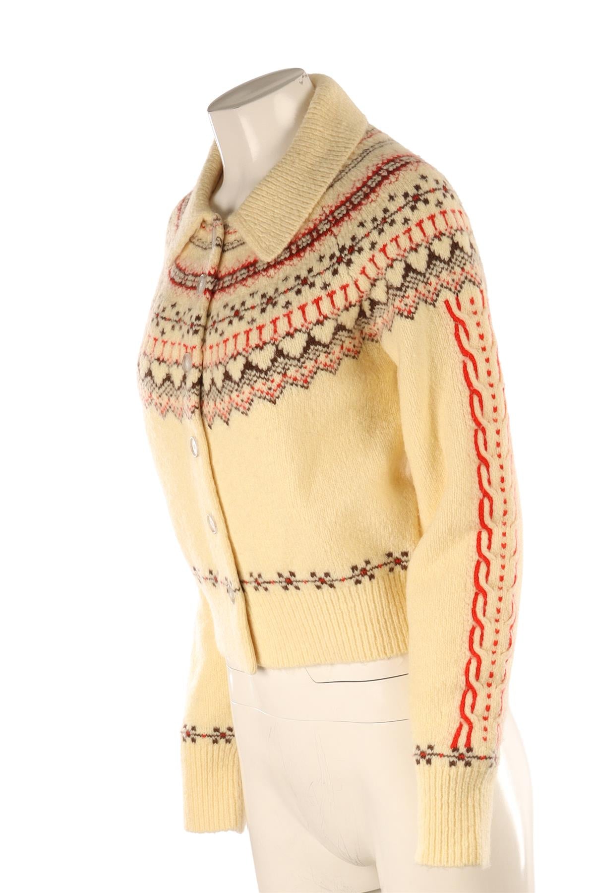GUEST IN RESIDENCE YELLOW CASHMERE CARDIGAN SMALL