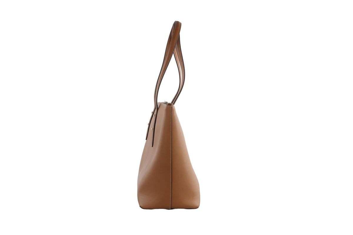 ASPINAL OF LONDON TAN REGENT LEATHER SHOULDER BAG