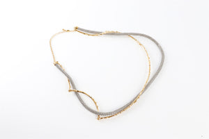 CHLOÉ GOLD DARIA CRYSTAL WAIST BELT