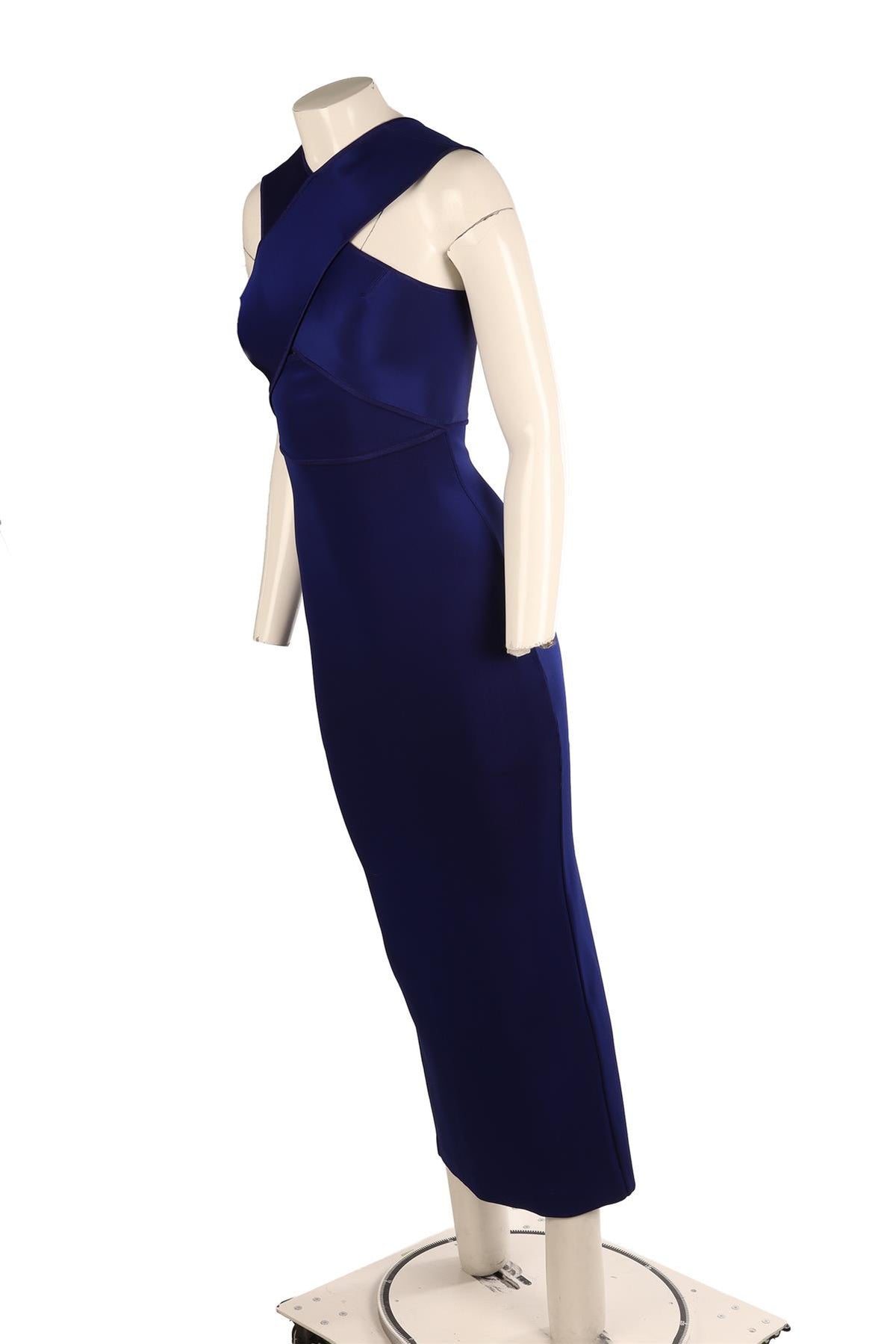STELLA MCCARTNEY BLUE KNIT MAXI DRESS IT 36 UK 4