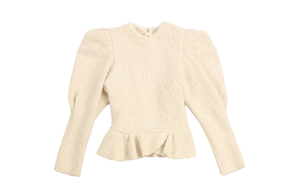 ISABEL MARANT CREAM WOOL TOP FR 36 UK 8