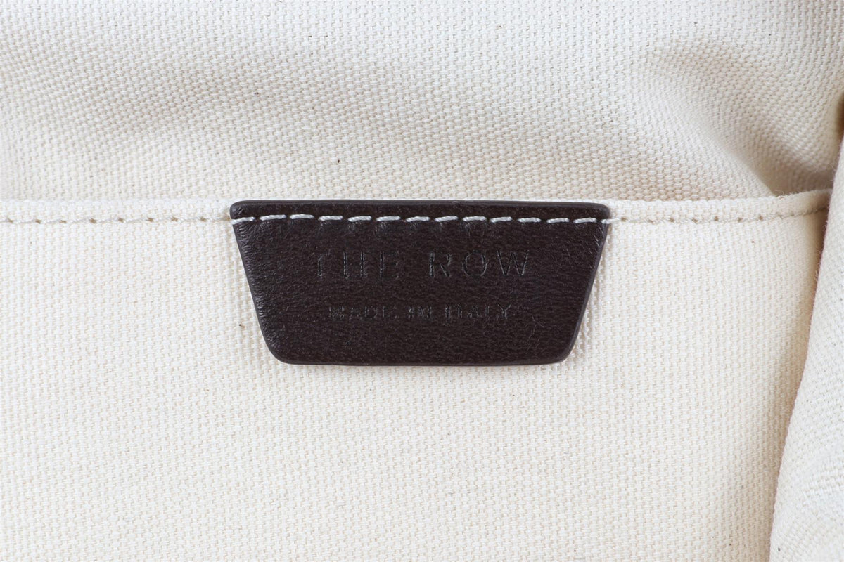 THE ROW BEIGE MIRA RAFFIA CLUTCH