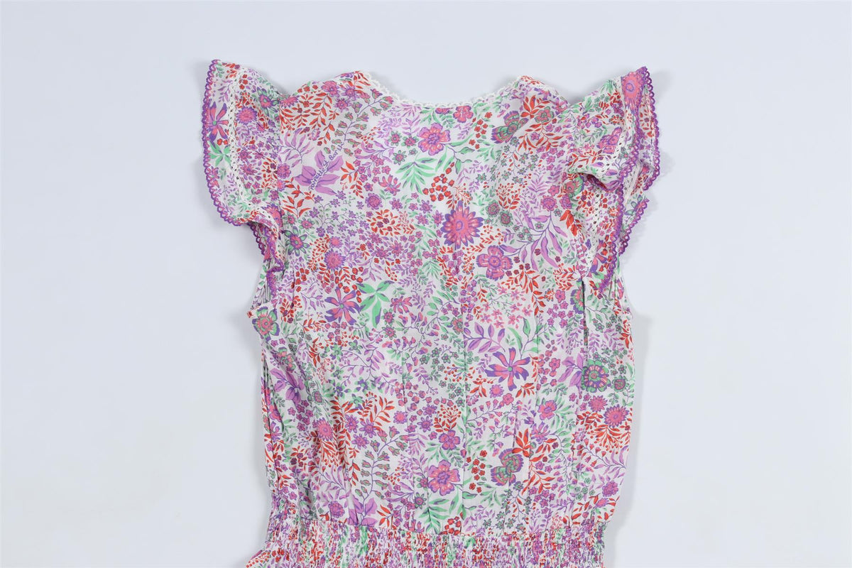 POUPETTE ST BARTH PURPLE KIDS GIRLS DRESS 12 YEARS
