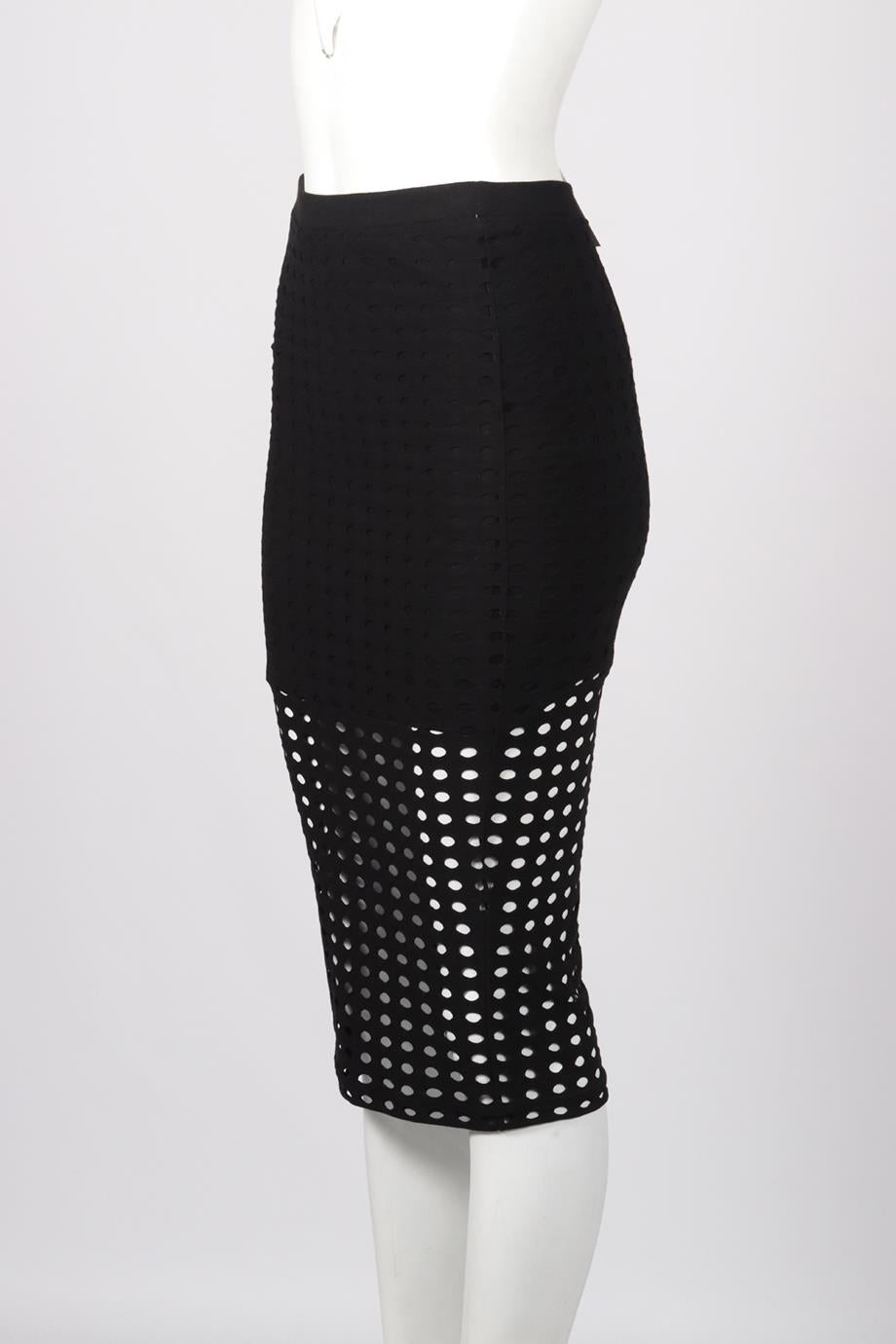 T BY ALEXANDER WANG JERSEY MIDI SKIRT XSMALL
