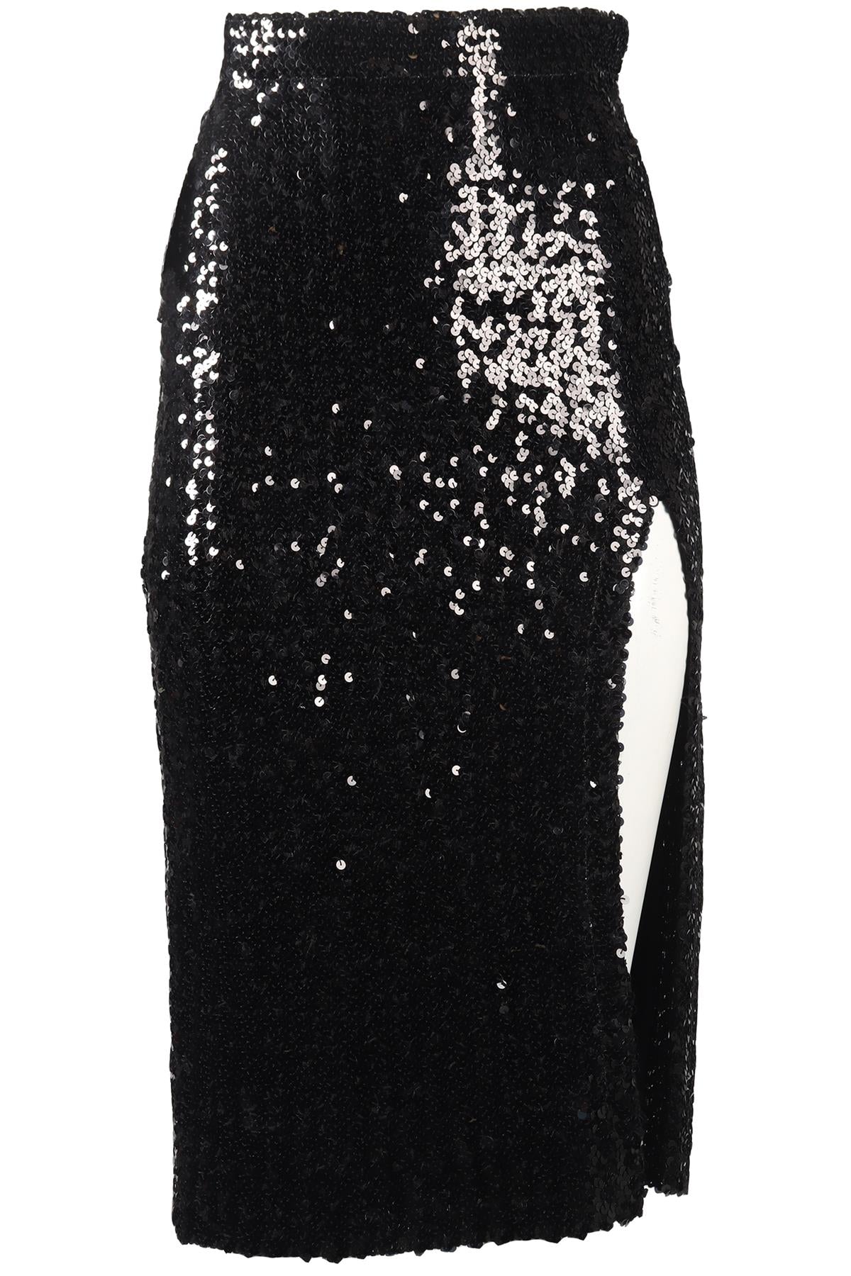 GUCCI SEQUIN MIDI SKIRT XSMALL