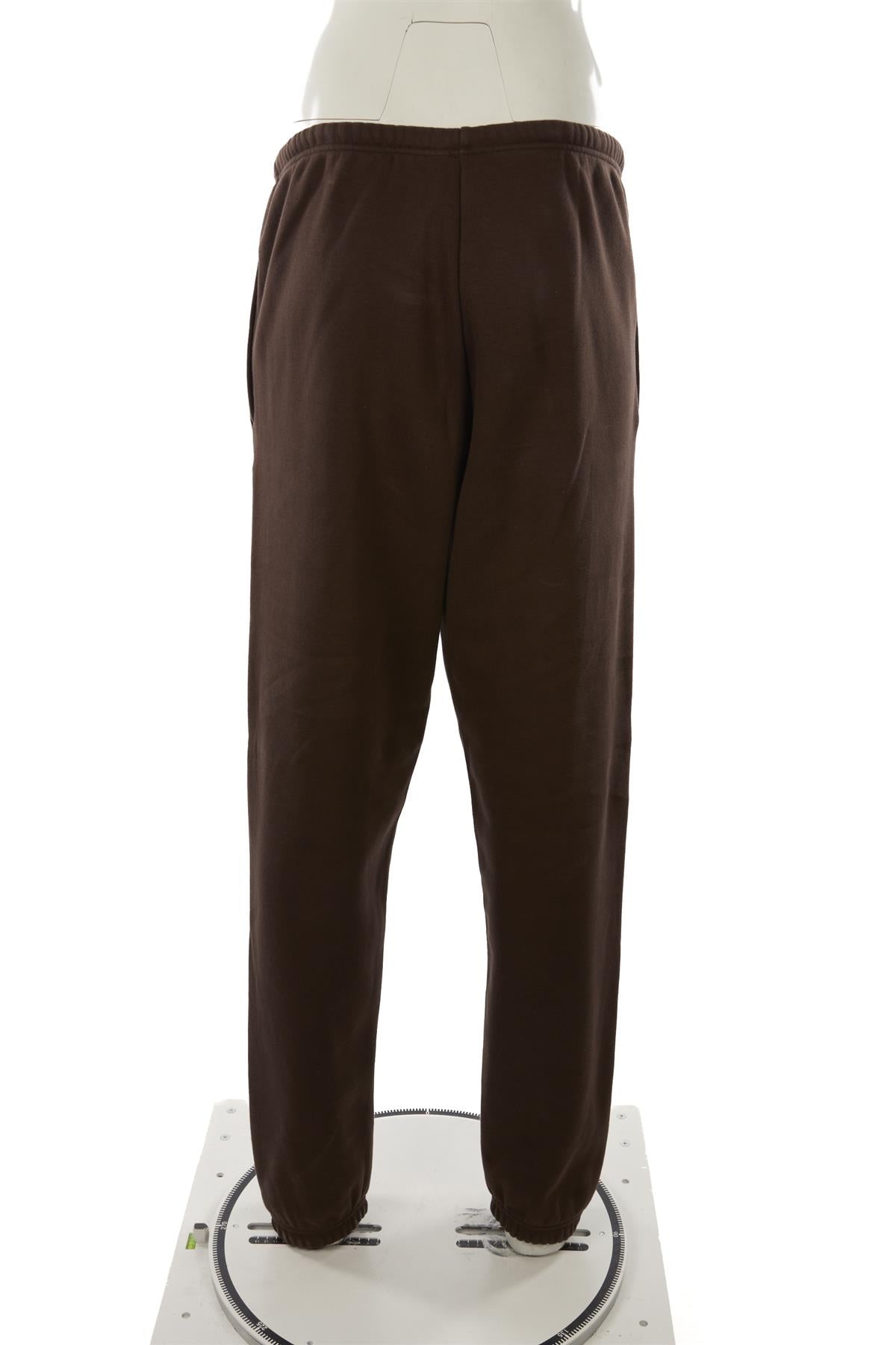 SKIMS BROWN COTTON TRACK PANTS MEDIUM