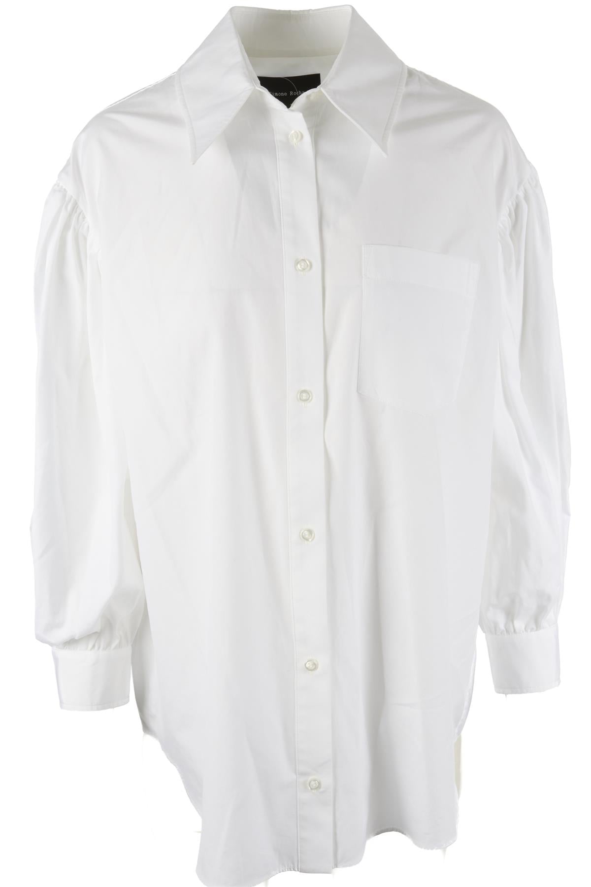 SIMONE ROCHA WHITE COTTON SHIRT UK 4