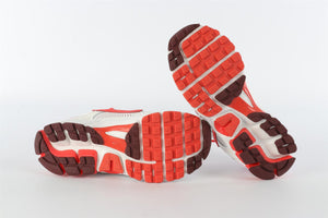 NIKE RED LEATHER TRAINERS EU 37 UK 4 US 6.5