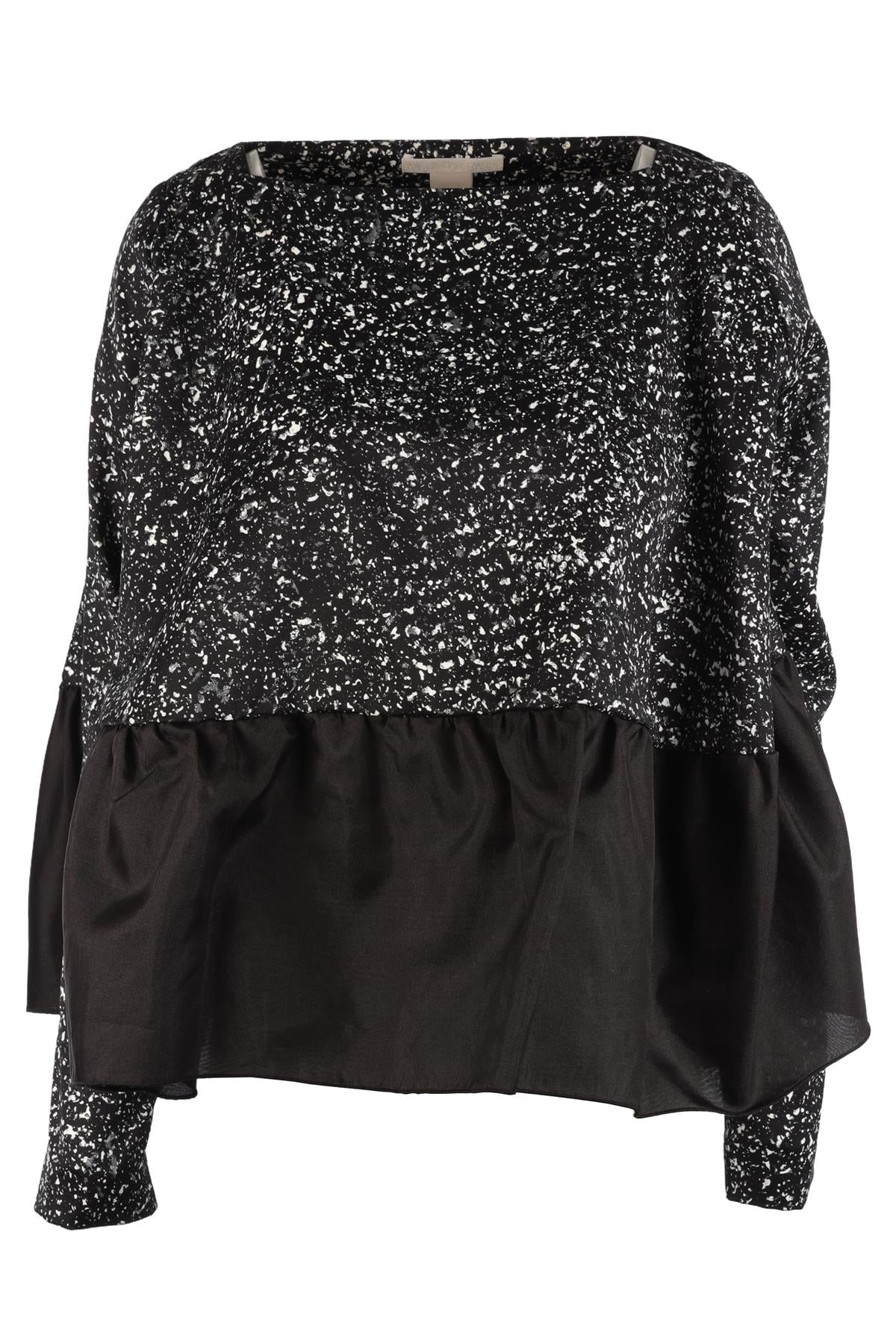 ANTONIO BERARDI BLACK WOOL TOP IT 40 UK 8