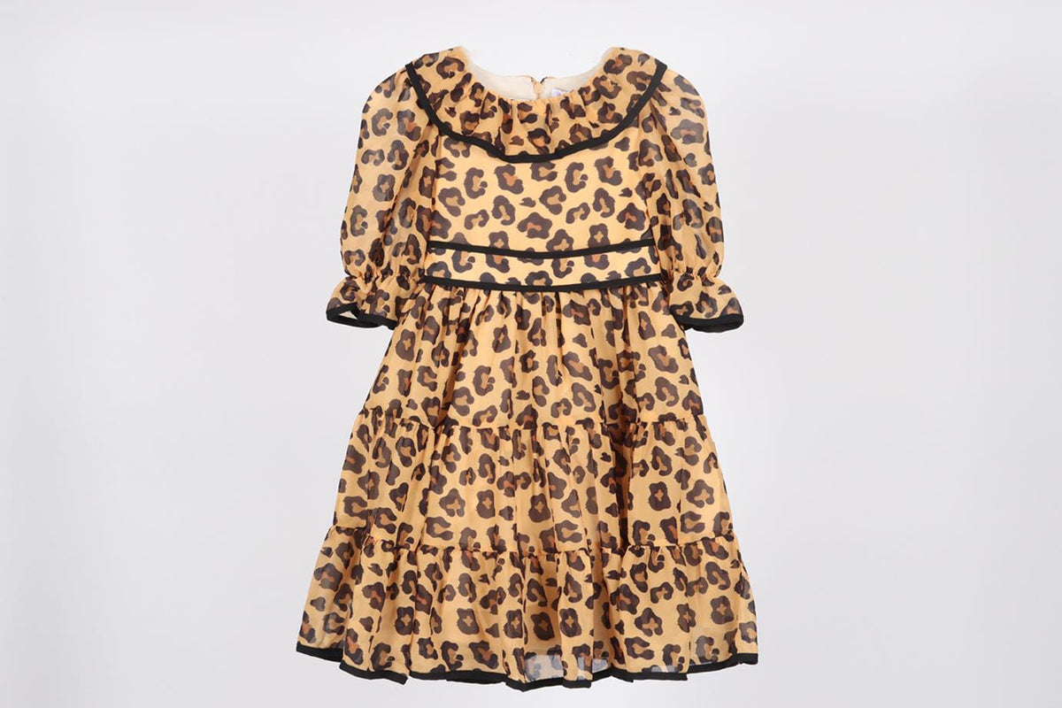 PATACHOU KIDS GIRLS CHIFFON DRESS 3 YEARS