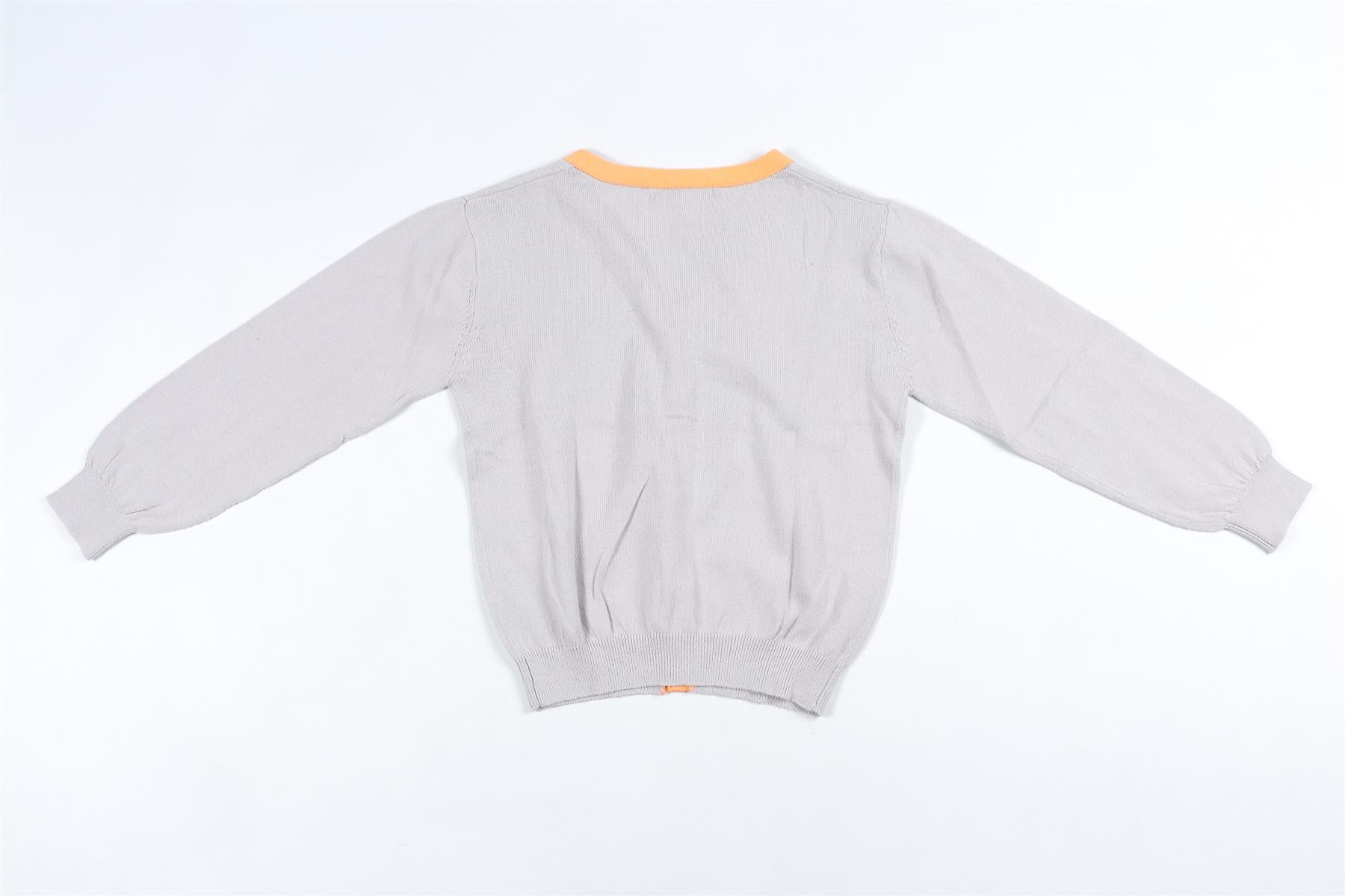 MARIE CHANTAL GREY KIDS BOYS CARDIGAN 6 YEARS
