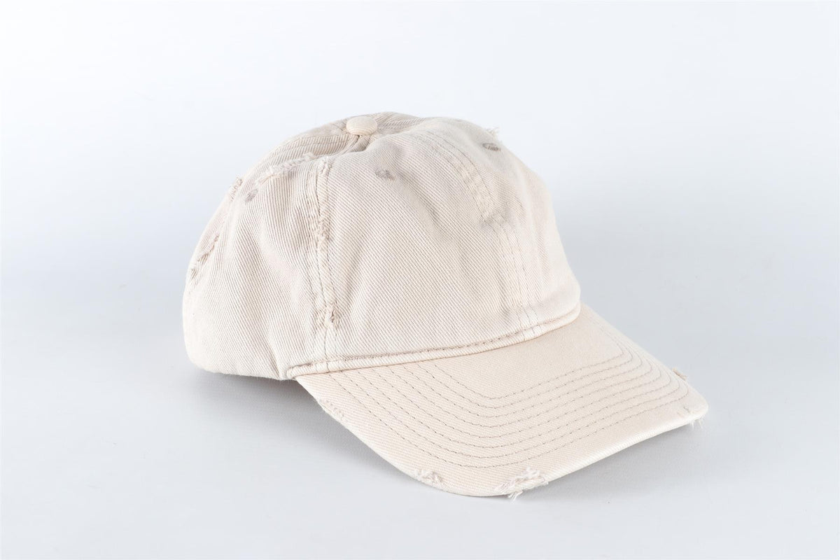 SKIMS TAUPE COTTON BASEBALL CAP ONE SIZE