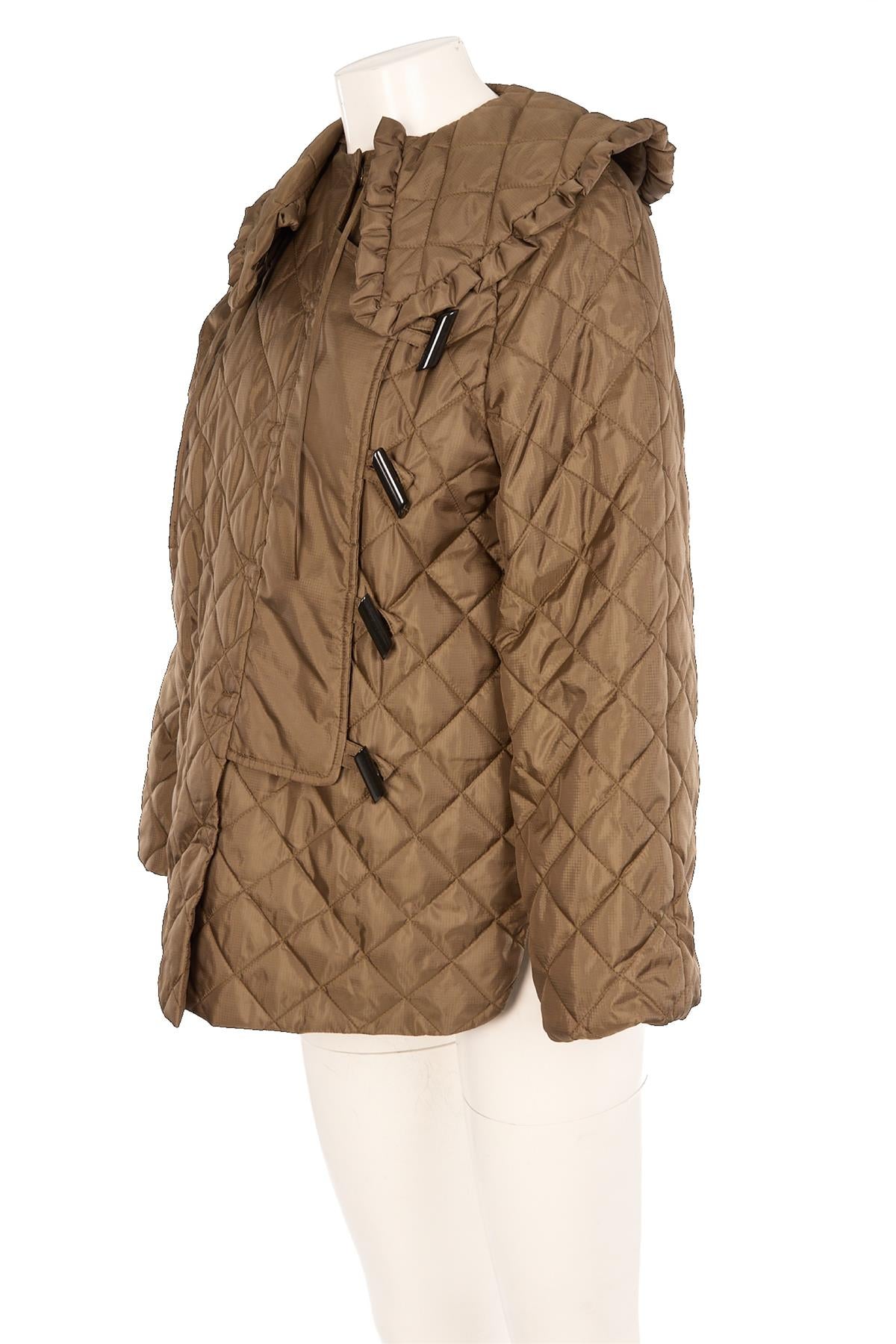GANNI GREEN SHELL JACKET DE 32 UK 4
