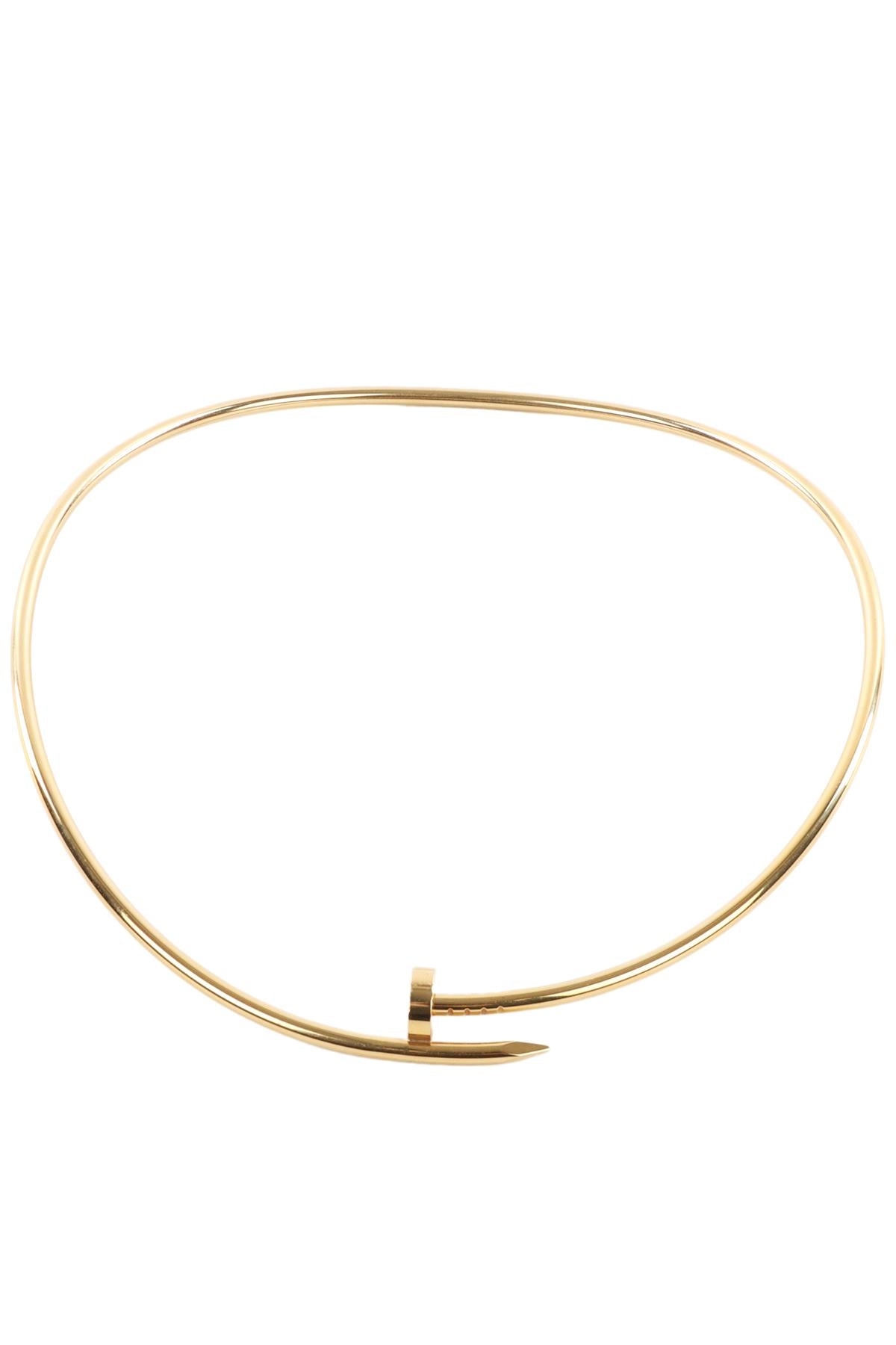 CARTIER GOLD JUSTE UN CLOU SMALL YELLOW GOLD NECKLACE 29 CM