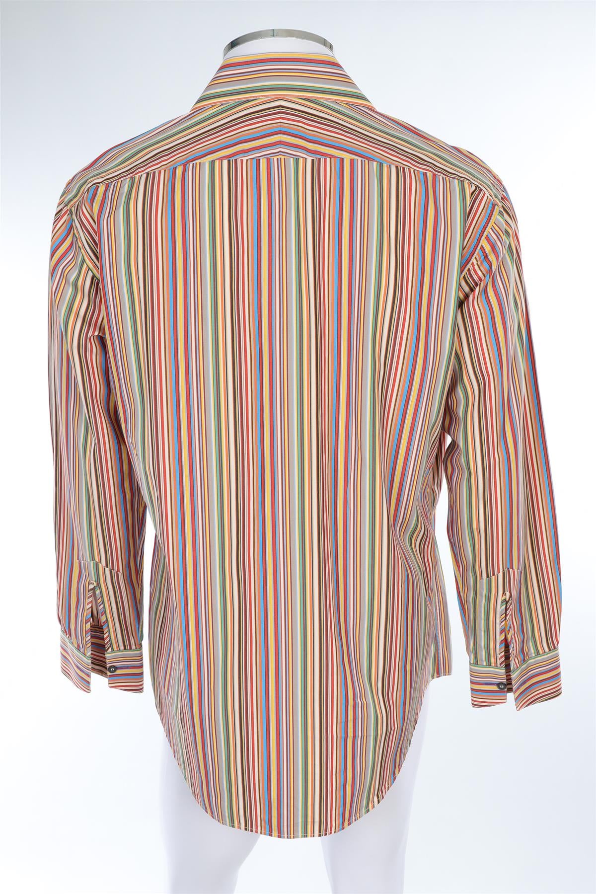 PAUL SMITH MULTI MEN'S COTTON SHIRT UK 17/43
